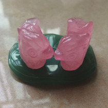 Gem natural powder Crystal mandarin ducks ornaments to help love marriage wedding gifts wedding ornaments