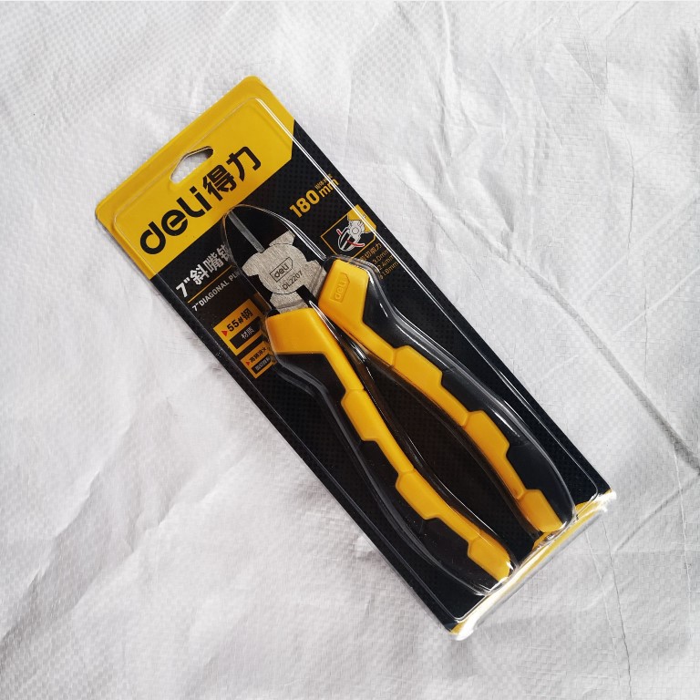 Deli oblique mouth pliers DL2206 DL2207 6 inch 7 inch oblique mouth pliers Wire pliers Wire break pliers