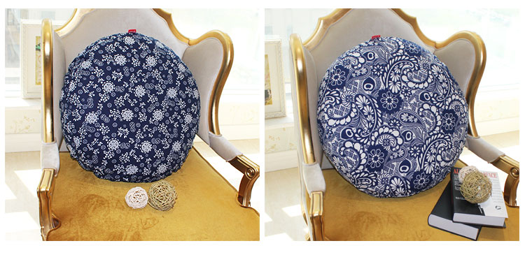 Handmade futon đệm dày vải bông lớn trà đạo Nhật Bản Bắc Âu Thiền thiền tatami thảm tròn - Ghế đệm / đệm Sofa mua thảm lót ghế sofa