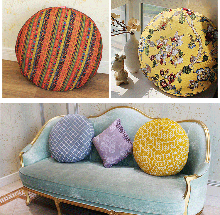 Handmade futon đệm dày vải bông lớn trà đạo Nhật Bản Bắc Âu Thiền thiền tatami thảm tròn - Ghế đệm / đệm Sofa mua thảm lót ghế sofa