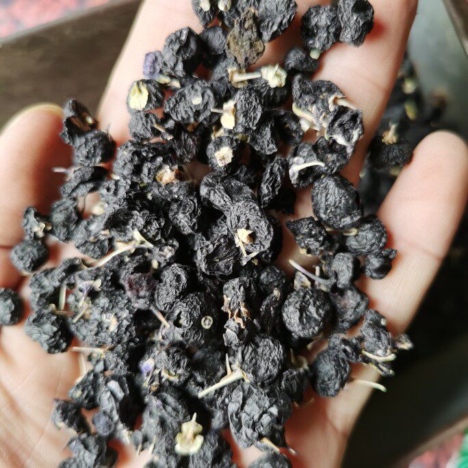 Angguo Chinese herbal medicine market No sulphur black medlar Qinghai wild extra-large fruit black medlar bubble water 1000 grams