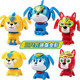 Sanbao Adventure Puppy Gang Dorje Xiaobo Diandian Tianbao Chi Chi Transformation Robot Children's Set Boy Toy