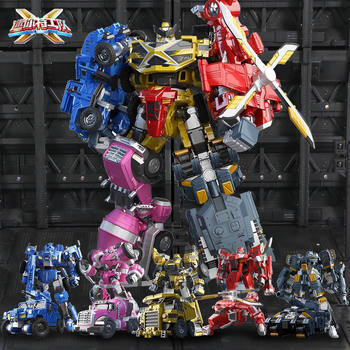Mini Agent Team: Super Dinosaur Beast King Power Fusion Transformation Robot Toy for Children, King Kong Mecha for Boys