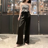 Универсальные осенние штаны, штаны-клёш, свободный прямой крой