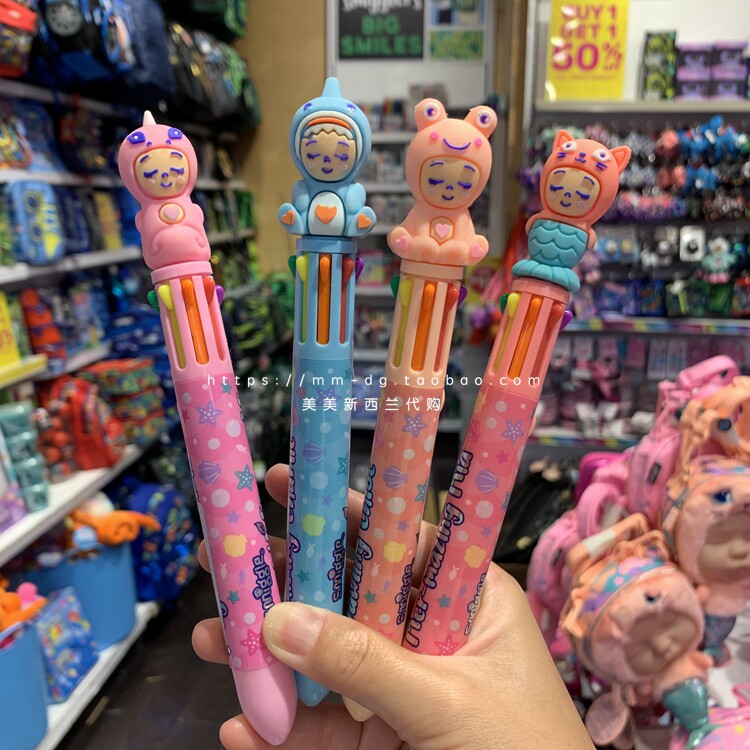 Spot Australian smigle kids students multi-color ballpoint pen fruit scent pencil watercolor pen gift box set