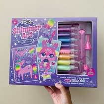 Now Australia smiggle children creative DIY handmade keychain notebook sand bottle gift box set birthday gift