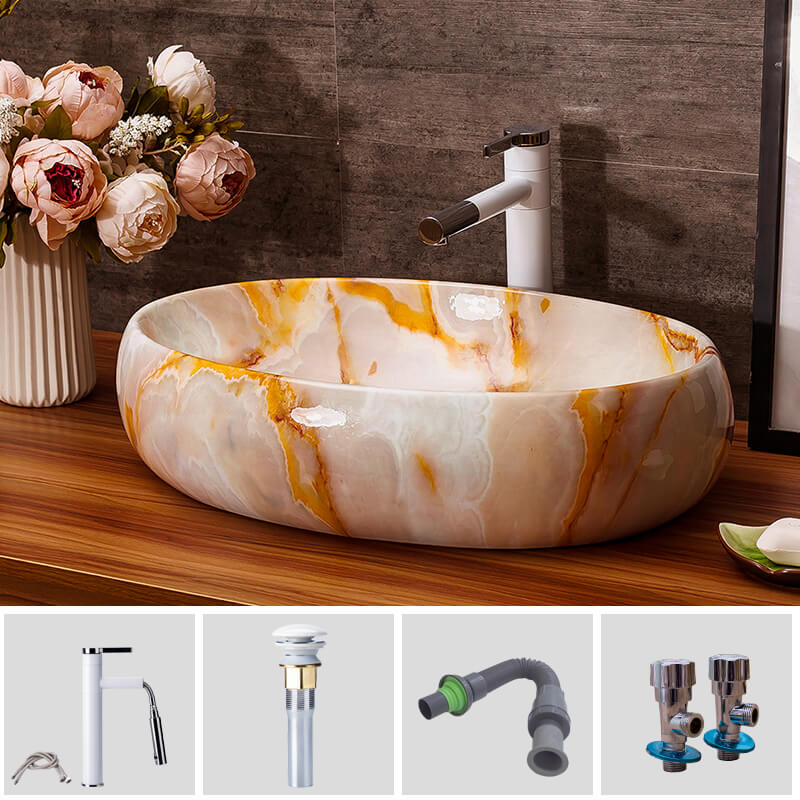 The stage basin sink hotel bathroom wash gargle multi - purpose household ceramics thickening toilet lavatory basin