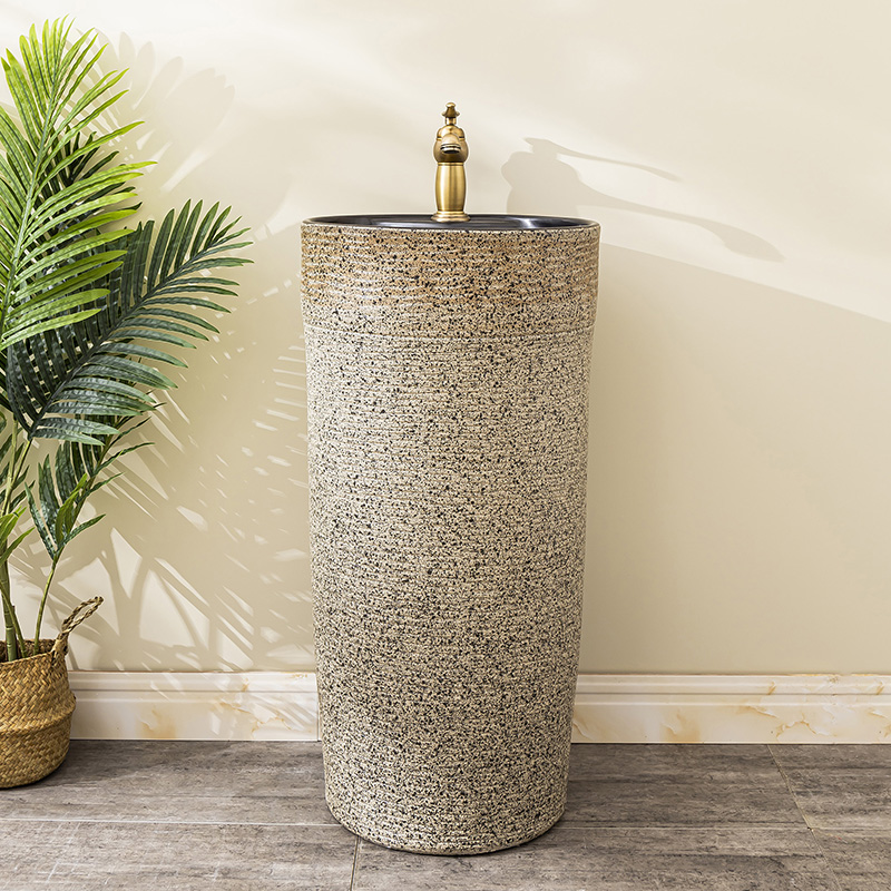 Floor pillar lavabo toilet ceramic lavatory basin balcony is suing the home a whole basin of 12