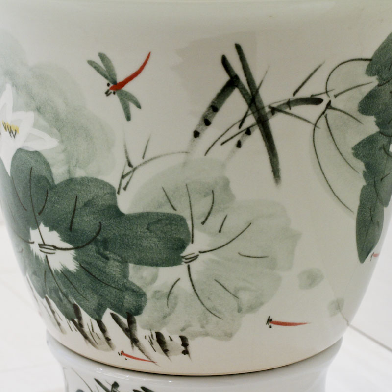 Spring rain of jingdezhen ceramic art basin of mop mop mop pool mop bucket mop pool mop basin