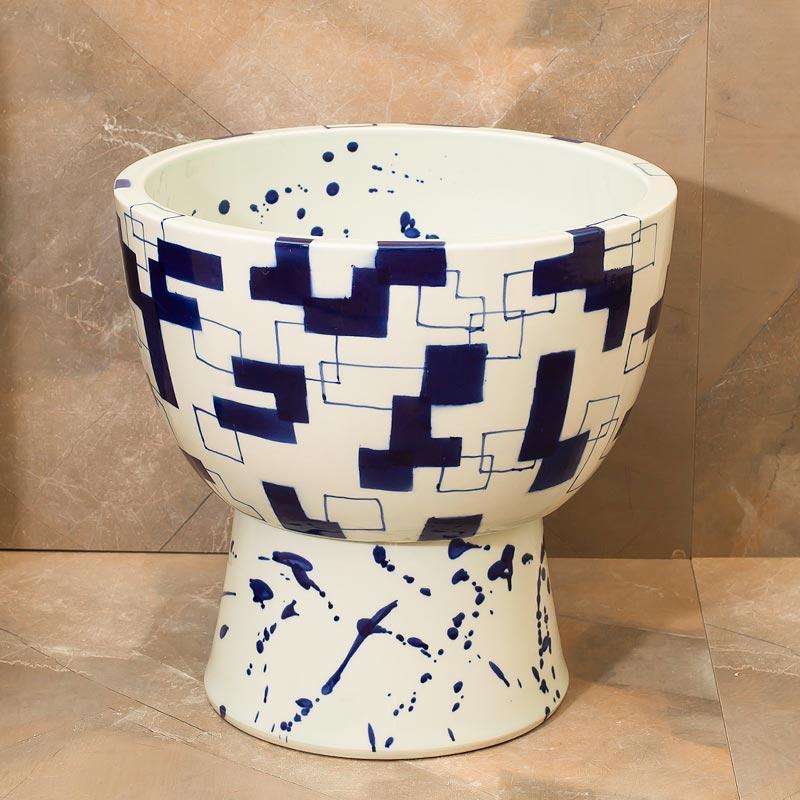 Household art ceramic mop pool hotel balcony mop mop pool basin bathroom wash mop mop pool pool