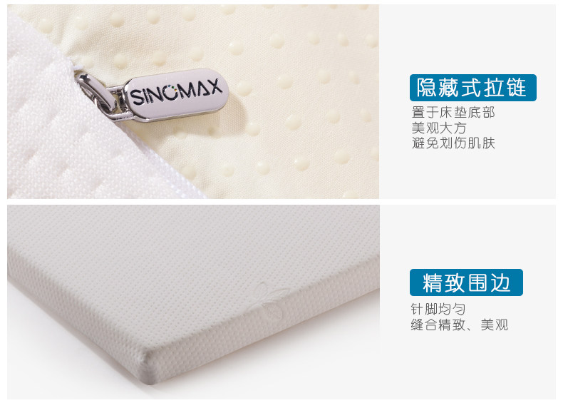 Матрац [可定制]sinomax赛诺海棉床垫榻榻米1.5m1.8米床软床垫薄垫
