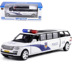Mô phỏng hợp kim Tianying mở rộng Land Rover cảnh sát xe hợp kim xe mô hình Trẻ em âm thanh và ánh sáng kéo trở lại hộp đồ chơi xe - Chế độ tĩnh đồ chơi em bé Chế độ tĩnh