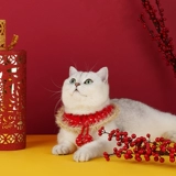 Зимний трикотажный шерстяной шарф, нагрудник