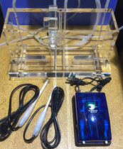 Harlem tank electroplating experiment 1500ml with heating rod pumping three-way pumping pipe conductive clip 