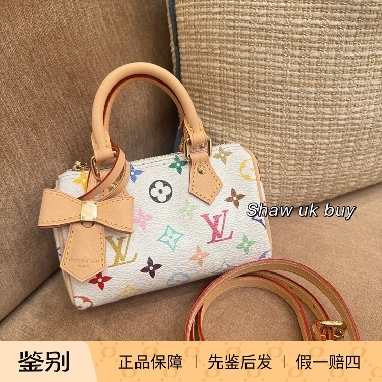 In-Stock Shaw Uk Purchase Lv White Three-Color Nano Speedy Collaboration with Takashi Murakami Limited Edition Sp Bag Black Three-Color In-Stock Shaw Uk Purchase Lv White Three-Color Nano Speedy Collaboration with Takashi Murakami Limited Edition Sp Bag Black Three-Color