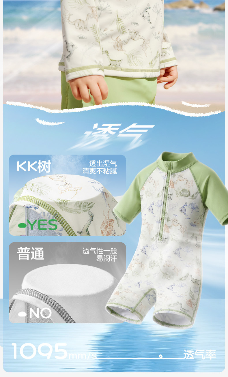KK树儿童泳衣男童女孩防晒宝宝游泳衣小童分体连体泳装婴儿新款夏 — 21