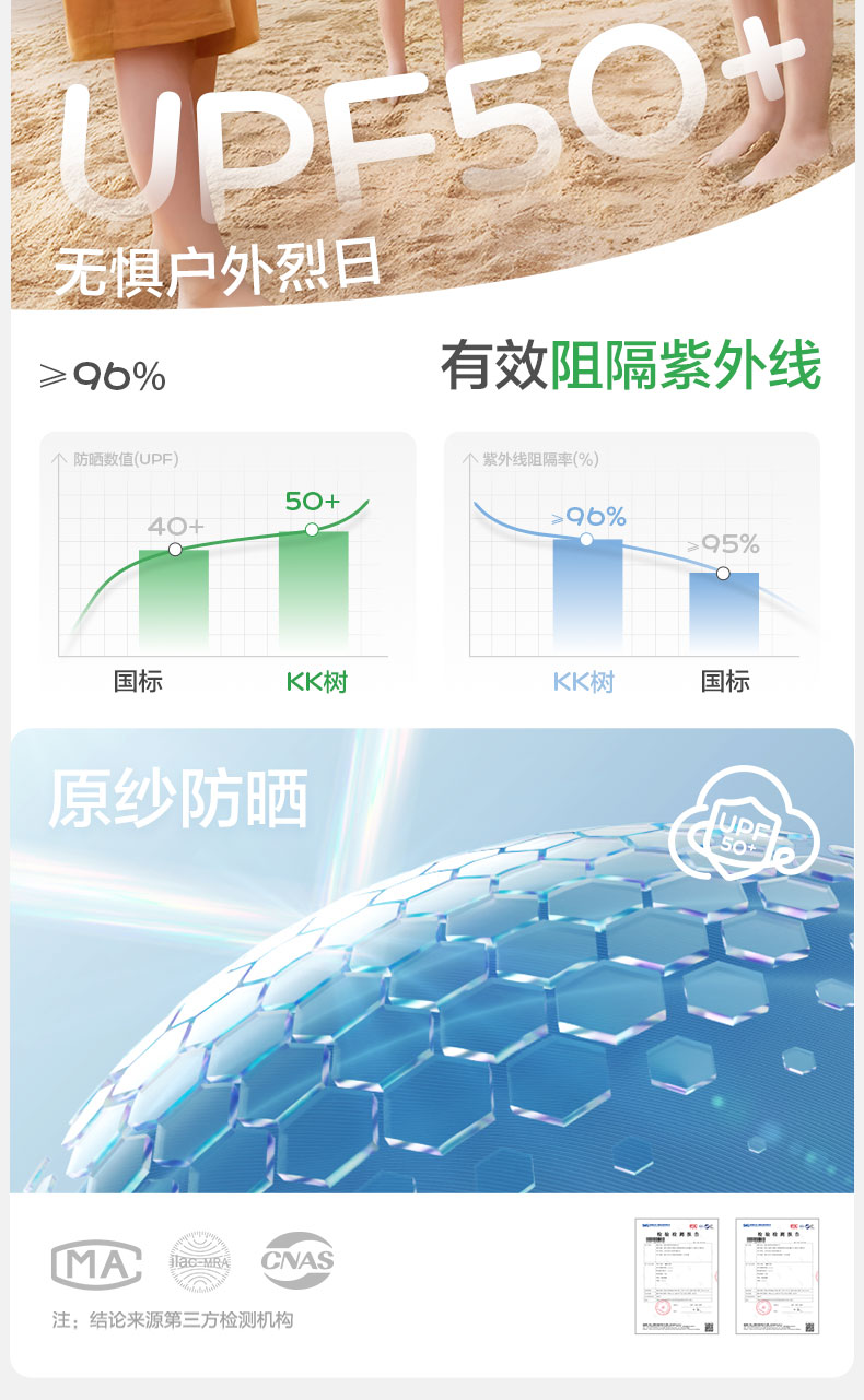 KK树儿童嬉水速干短裤防晒五分裤男童女孩轻薄运动外穿裤夏季新款 — 11