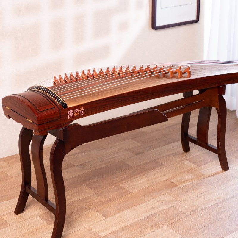 New Aegean instrument Home Oak U Mini Fancy Legs Zen style Imitation Ancient Universal Portable Solid Wood Koto Frame 