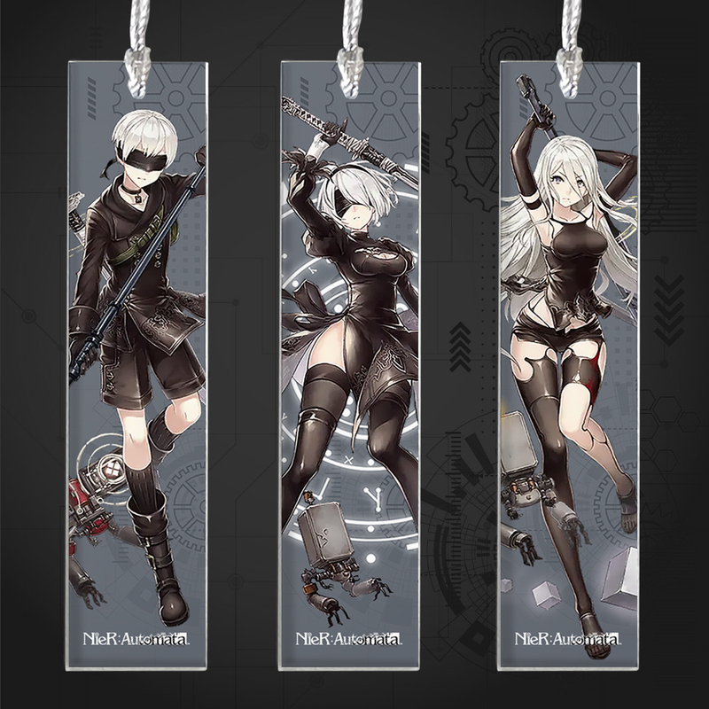 Mannen Neil Mechanical Age 2B Sister Crystal Bookmark Pendant Anime Japanese Game Peripheral Japanese Gift
