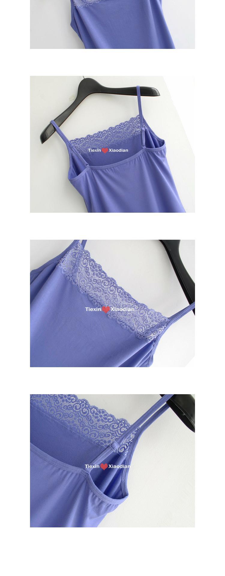 Miễn phí vận chuyển! Màu sắc rắn modal ren ren đáy dây áo sơ mi cổ áo vest nữ mùa thu mới áo dán ngực