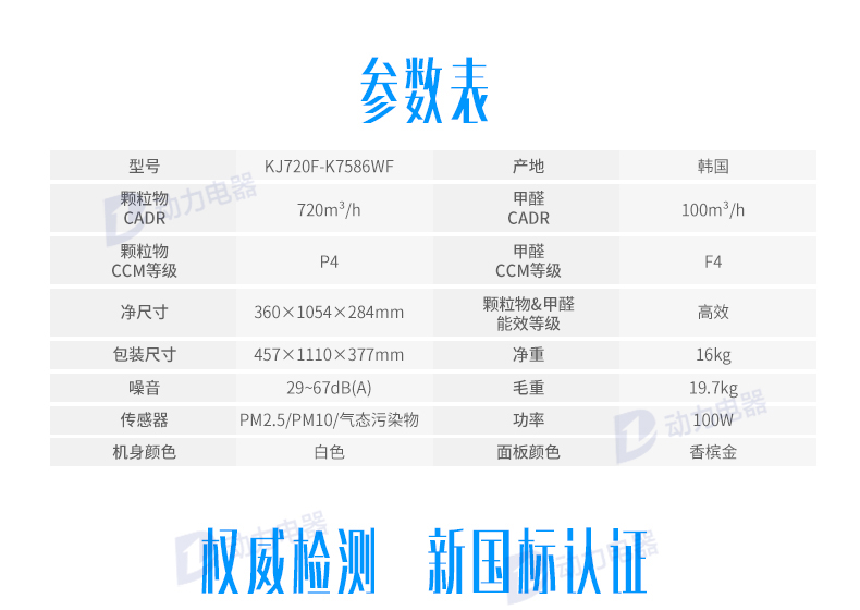 máy lọc không khí 3 trong 1	 Máy lọc không khí nhập khẩu Samsung KJ720F-K7586 hộ gia đình ngoài biệt thự văn phòng hướng dẫn sử dụng máy lọc không khí sharp