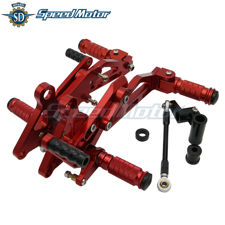 Silver steel little monster YG125 MSX125 MSX125SF little monkey modified aluminum alloy lift pedal assembly