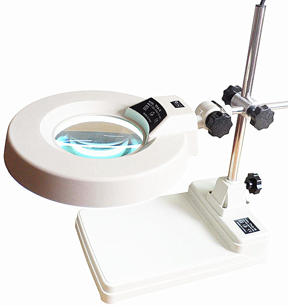 High quality table lamp magnifier microscope light source desktop magnifier table lamp 