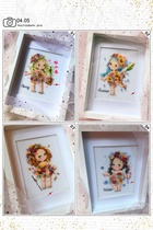 (Zhang Xiaolang) Cross-stitch DMC R self-made 14CT plastic board without cloth sleeve cotton cover flower Elf