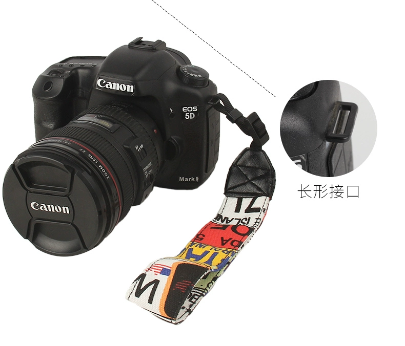 Dây đeo cổ tay máy ảnh Nikon Canon Sony dây đơn tay dễ thương Fuji Polaroid dây đeo tay phổ quát - Phụ kiện máy ảnh DSLR / đơn chân máy ảnh mini