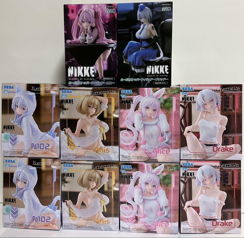 Japanese Version Genuine Sega Goddess of Victory Drake Alice Anise N102 Scenery Figure in Stock Japanese Version Genuine Sega Goddess of Victory Drake Alice Anise N102 Scenery Figure in Stock
