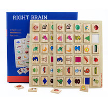 Childrens attention dedicated to training flashcards teaching aids Right Brain memory games Early teaching male girls brain development toys