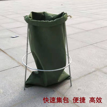 Express packing shelf Set bag rack Woven bag support bracket Build bag rack Sorting and loading Transit storage logistics