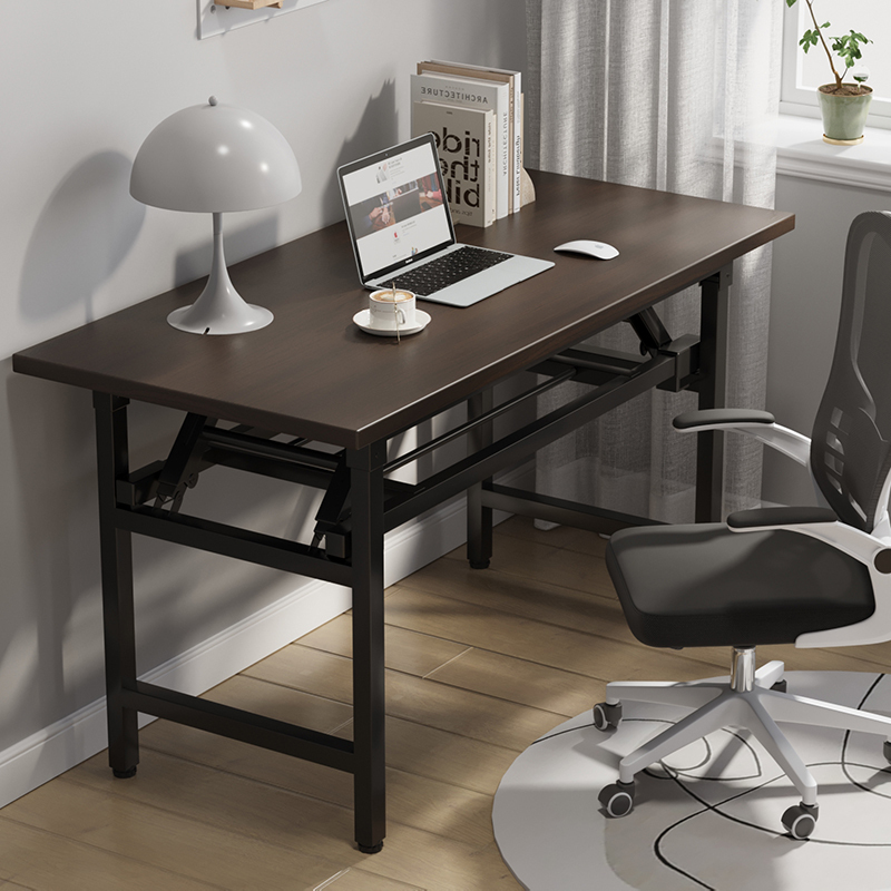 Foldable Computer Desk Desktop Desk Home Office Desk Bedroom Small Table Simple Study Writing Desk Rectangular