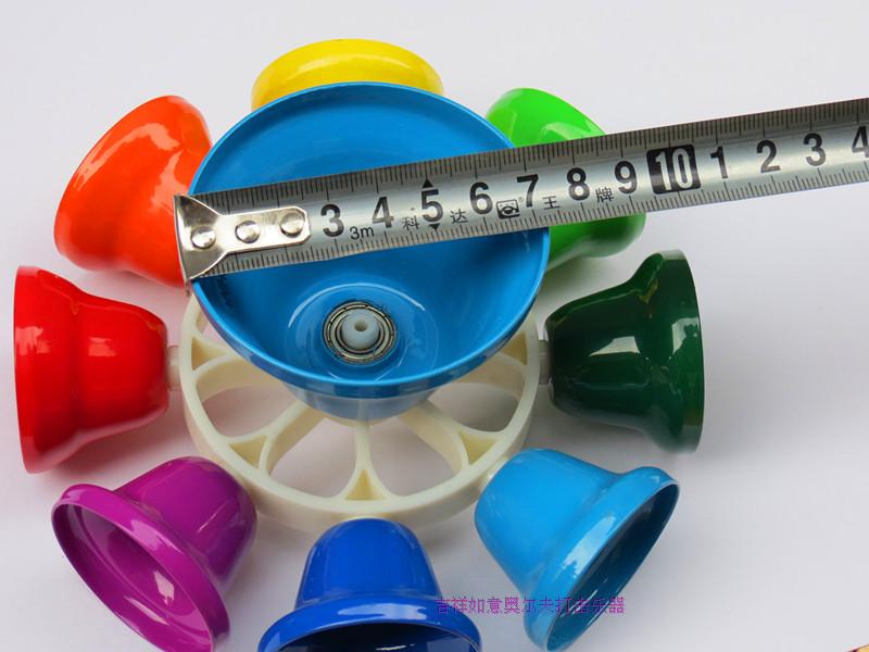 Orff bộ gõ nhạc cụ tám quãng tám tiếng chuông cảm giác đồng hồ 8 giai điệu lớp chuông 8 giai điệu quay đồng hồ - Đồ chơi nhạc cụ cho trẻ em đàn organ cho trẻ em