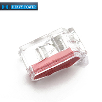 Taiwan gold pen PC-252X Heavy Power transparent plug-in 2-hole terminal head wire connector
