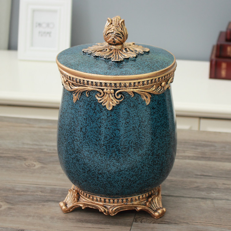 Nordic Simply Take Cabin Restore Light Luxury Living Room Family with Trash Can Creative American Office Basket