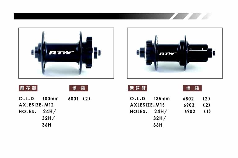 Roues de vélo Mountain Bike RUITUO - Ref 2367906 Image 6