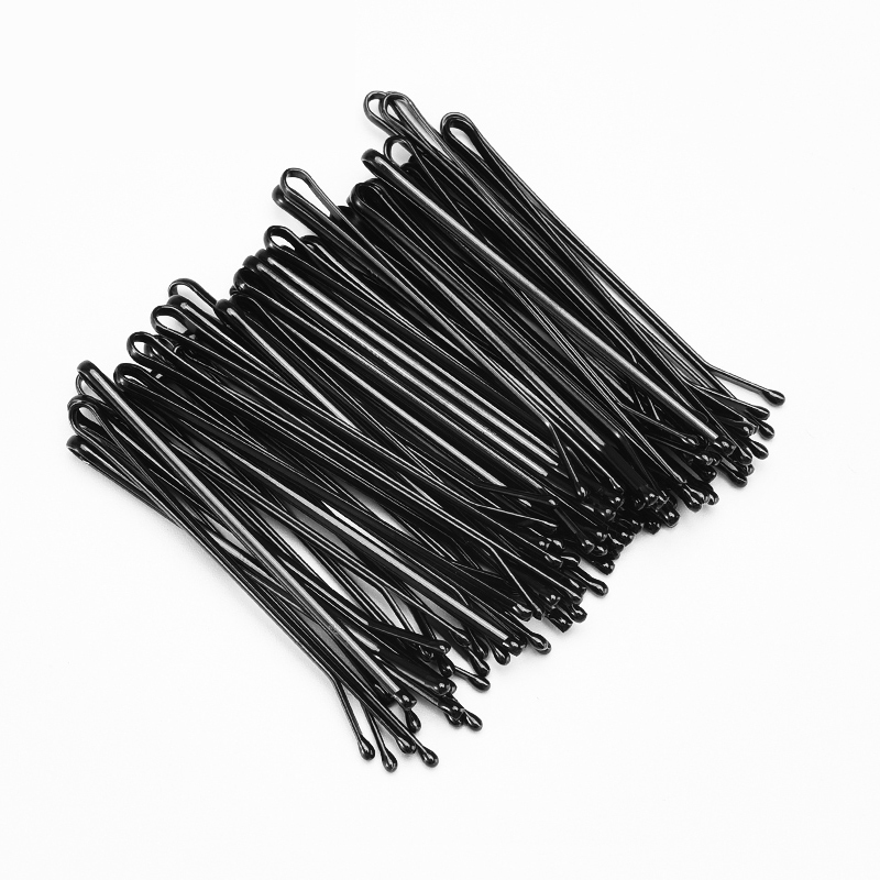 【50根】网红黑色简约发卡一字夹