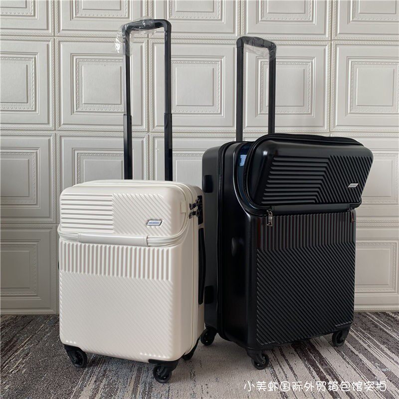 The new ANA ANA front opening box ultra-light trolley case mute universal wheel travel luggage password box