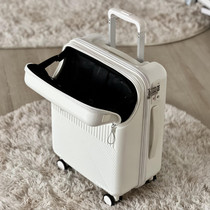 Pure day single front open suitcase mute the Wheel 20 inch boarding computer box 24 travel pull box lightweight