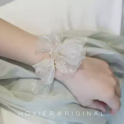 New wedding simple bride hand flower bridesmaid hand flower beautiful Korean groom best man flower Flower