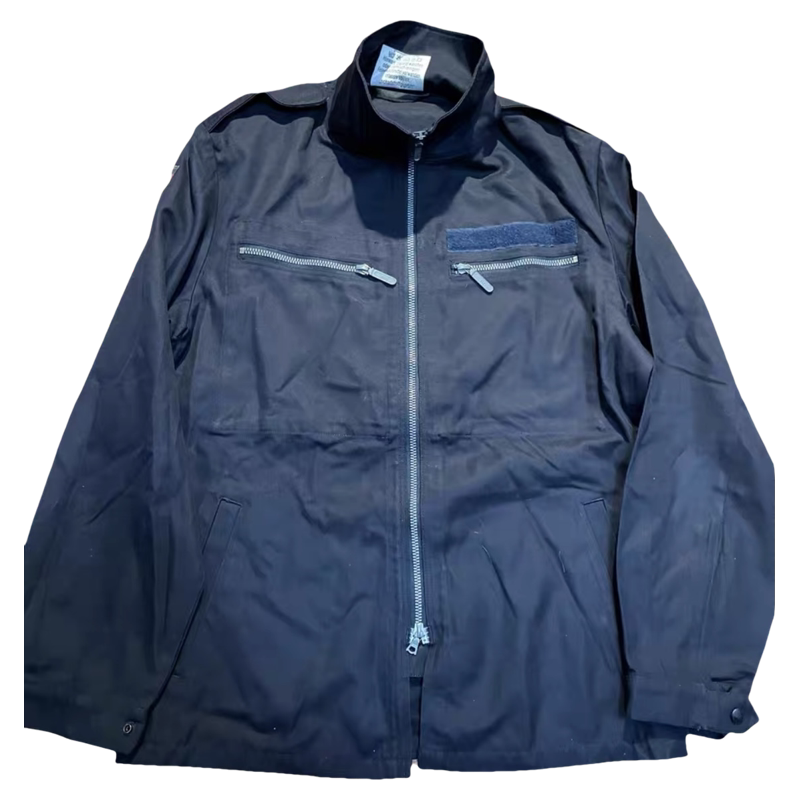 West German Navy Blue Jacket Blue-Black Flame-Retardant Jacket Deck Jacket West German Navy Blue Jacket Blue-Black Flame-Retardant Jacket Deck Jacket