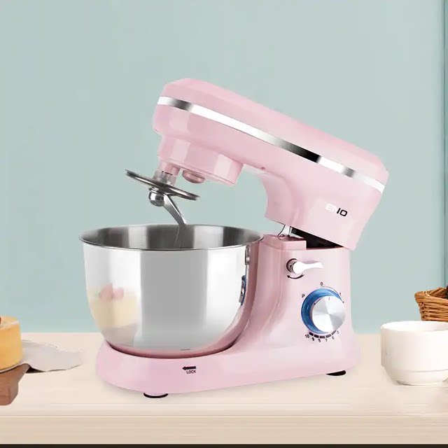 Yingou 5.5-Liter Sm-1301X Chef's Machine Upgraded Version Stainless Steel Dough Hook Mixing Paddle Egg Beater