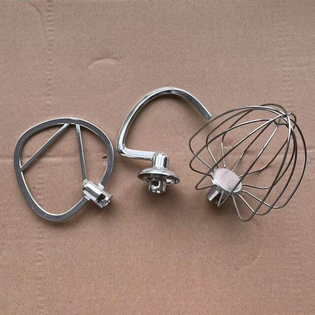 Sanlida Chef Machine Sm-1545 Original Accessories: Egg Beater, Egg Whisk, Dough Hook, Mixing Paddle