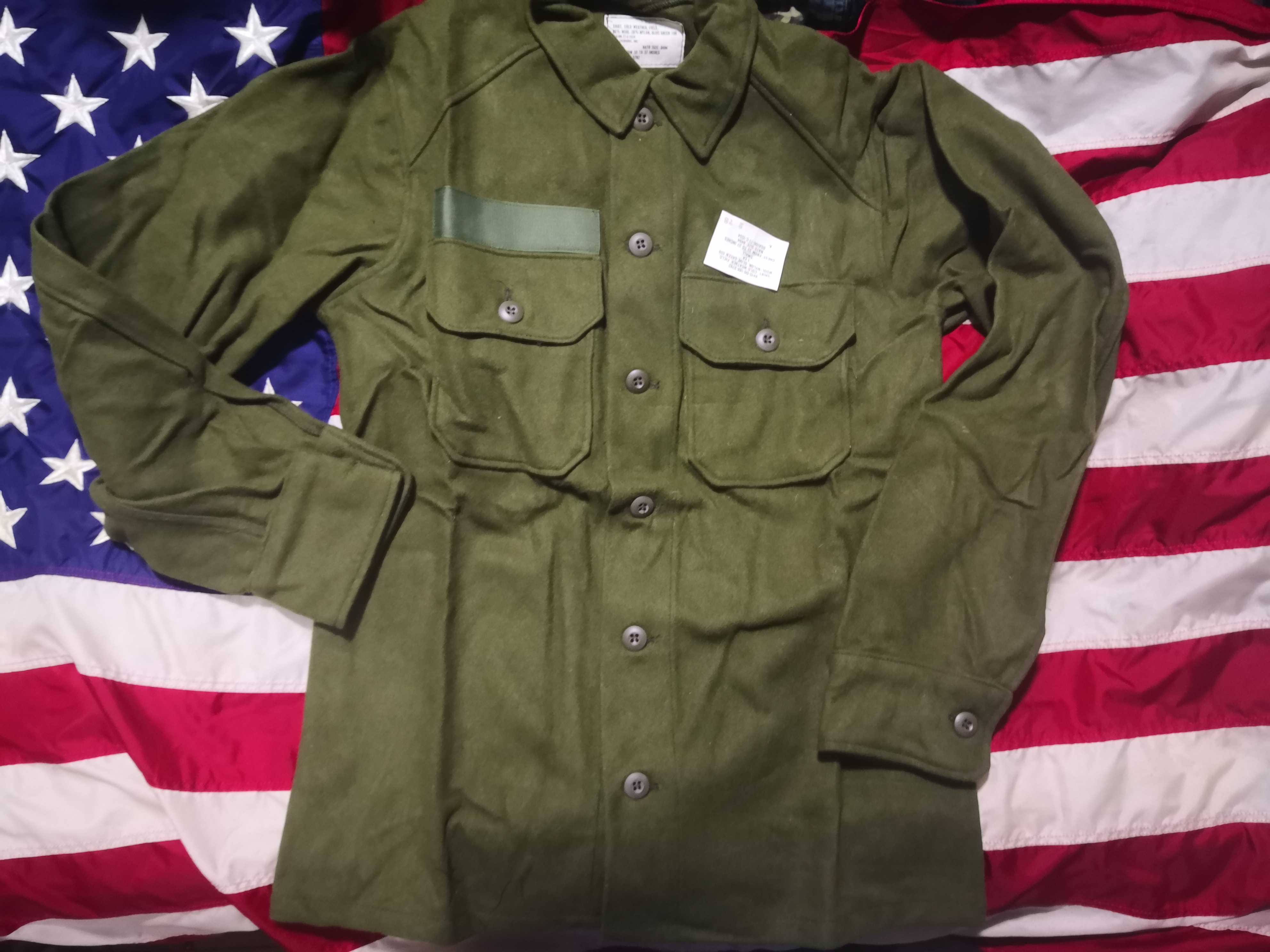 Brand new American American US military edition original public OG108 wool shirt non-og107 m65 S size