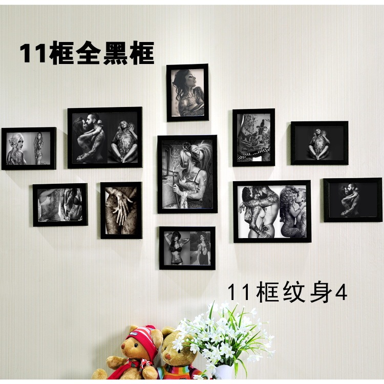 Tattoo Shop Decoration Wall Art Combination Wall Poster Picture Frame Wall Art Mural Tattoo Wall Art Tattoo Shop Decoration Wall Art Combination Wall Poster Picture Frame Wall Art Mural Tattoo Wall Art