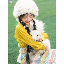 Tibetan clothing womens new Tibetan robe womens Yunnan Lijiang Tibet Travel photo clothes photo ethnic minority style clothing