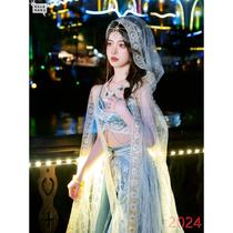 Western Region Princess Cloak Exotic Dunhuang Feitian Dance Costume Goddess Princess Han Element Banna Travel Photography