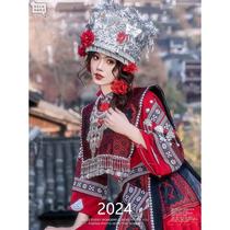 Miao and Miaojiang costumes wedding dresses wedding dresses Tujia minority style costumes photography travel photography
