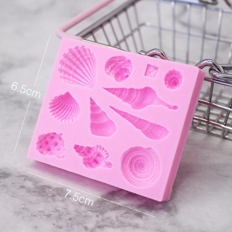 Bánh nướng sô cô la Kiểu dáng ấn tượng Ngôi sao Nàng tiên cá Đuôi Mahjong Số 0 đến 9 Fondant Silicone Khuôn - Tự làm khuôn nướng khuôn bánh nhúng